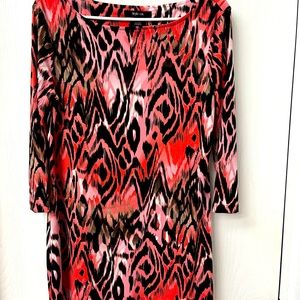 Style and Co. 3/4 Sleeve tunic top Size Small